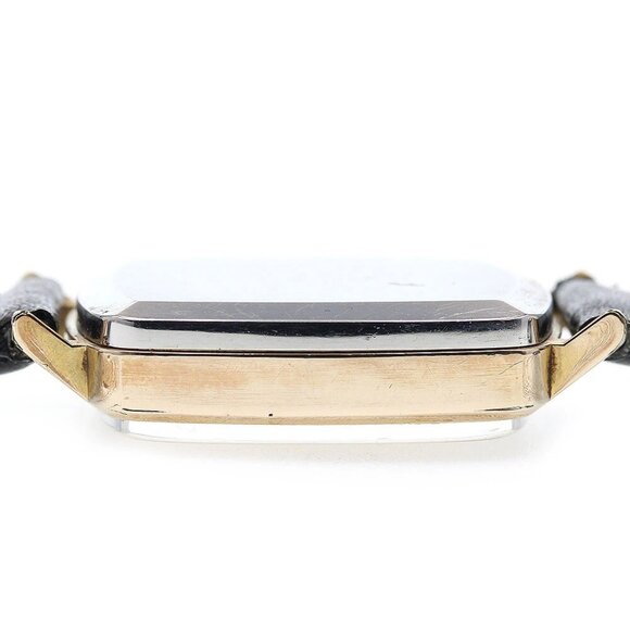 OMEGA Geneve 162.0060 Square Date cal.1012 Gold Dial Automatic Men's - Picture 5 of 8